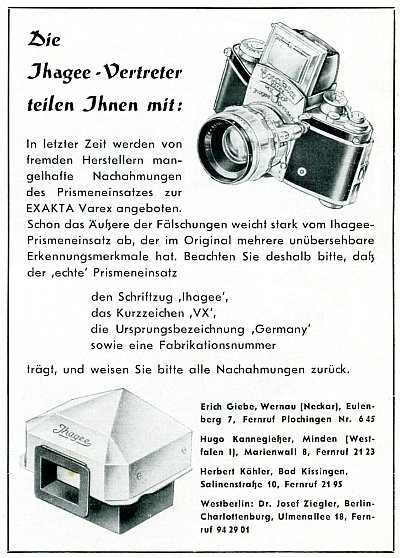 Sucheranzeige 1956