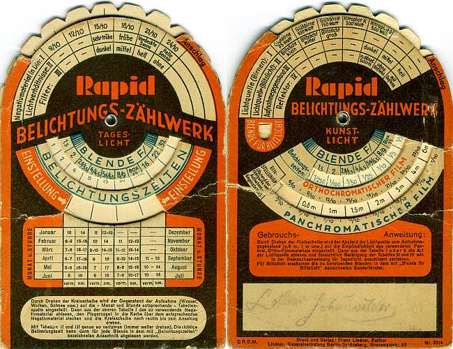 Belichtungszählwerk Rapid