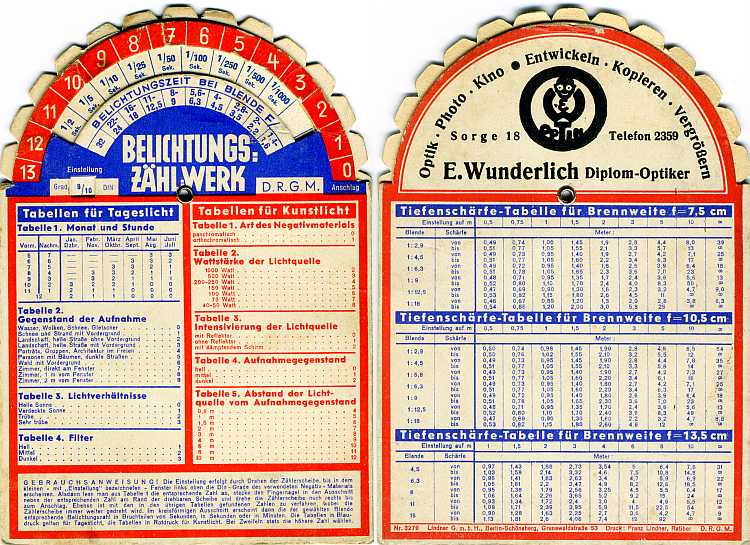 Belichtungszählwerk groß