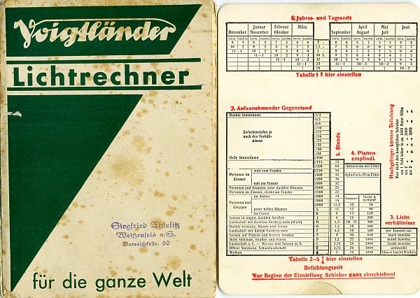Voigtländer Lichtrechner