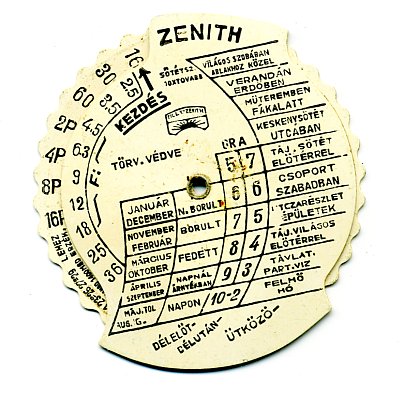 Zenith Rechenuhr