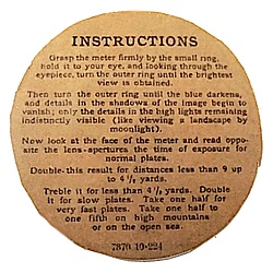 Diaphot Instructions